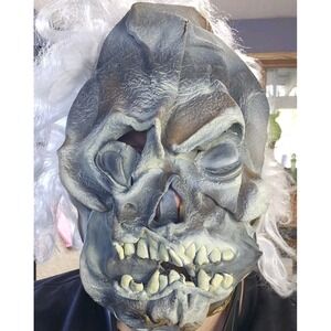 Vintage 1995 Paper Magic Spooky Monster‎ Zombie Scary Teeth Latex Rubber Mask